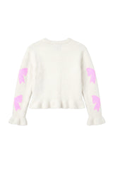Ivory Cardigan Sweater - Cream - Princess and the Pea Boutique