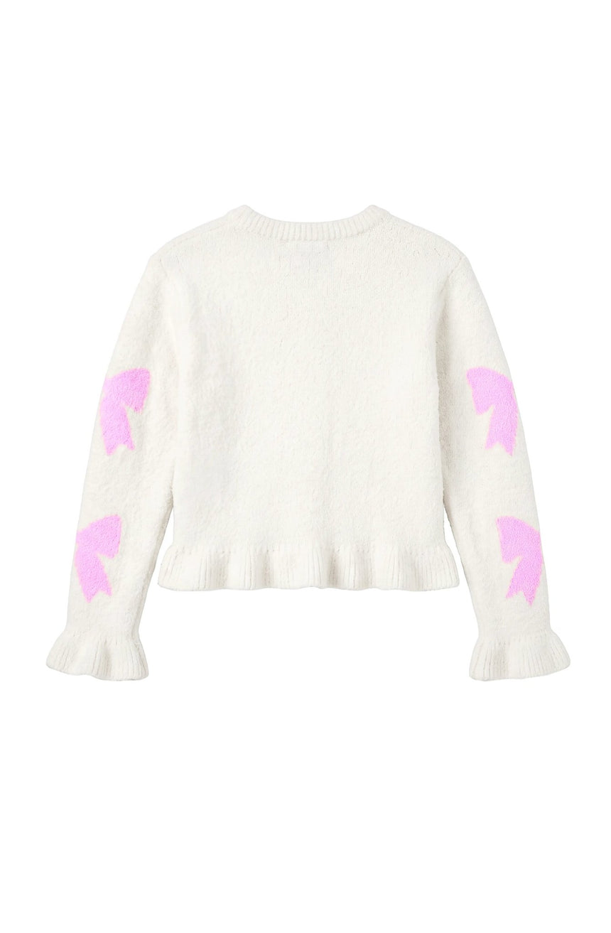 Ivory Cardigan Sweater - Cream - Princess and the Pea Boutique