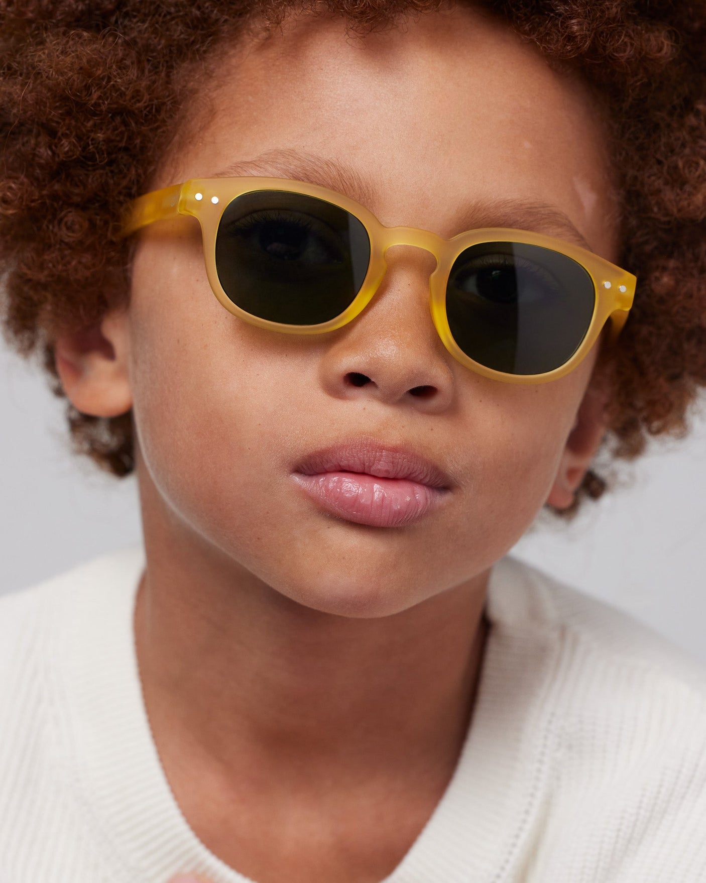 IZIPIZI Junior Sunglasses C - Yellow Honey - Princess and the Pea Boutique