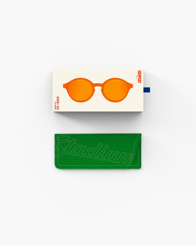 IZIPIZI Kids Plus Sunglasses D - Orange Smash - Princess and the Pea Boutique
