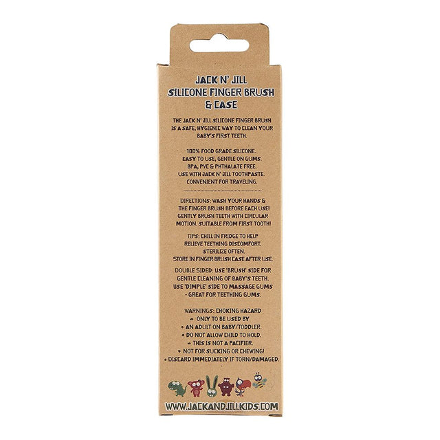 Jack N' Jill Finger Brush (6 - 12months) - Princess and the Pea Boutique