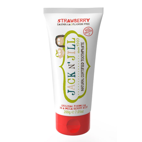 Jack N' Jill Natural Toothpaste 200g - Strawberry - Princess and the Pea Boutique