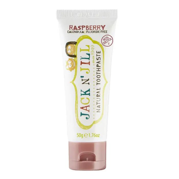 Jack N' Jill Natural Toothpaste 50G Single Tube - Raspberry - Princess and the Pea Boutique