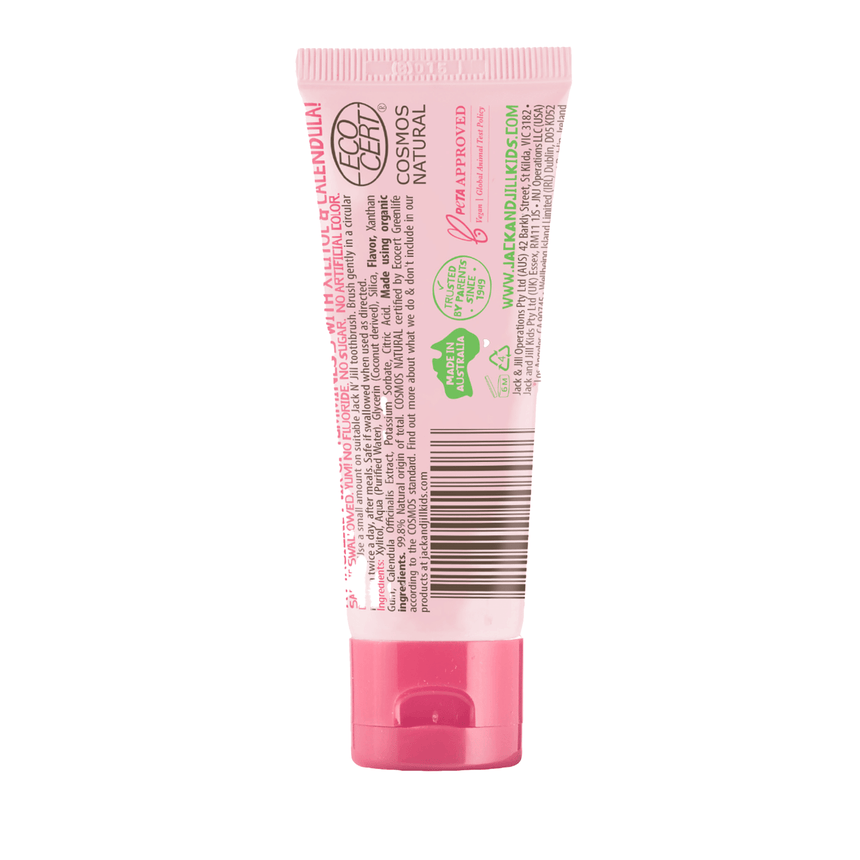 Jack N' Jill Natural Toothpaste 50G Single Tube - Watermelon - Princess and the Pea Boutique