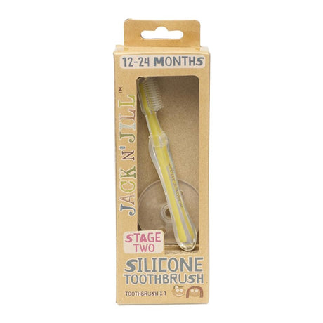 Jack N' Jill Stage 2 - Silicone Toothbrush (12 - 24mths) - Princess and the Pea Boutique