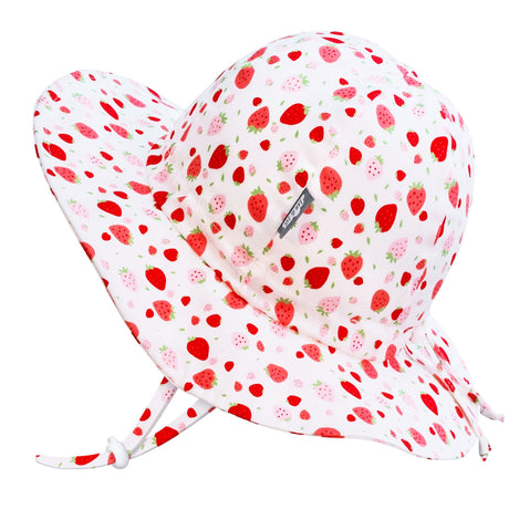 Jan N Jul Kids Cotton Floppy Hats - Strawberry - Princess and the Pea Boutique