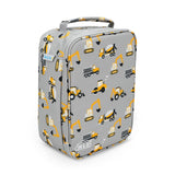 Jan N Jul Kids Lunch Bag - Grey Construction - Princess and the Pea Boutique