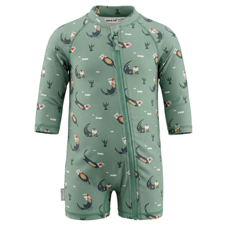 Jan N Jul Kids One Piece UV Sun Suit - Otter - Princess and the Pea Boutique