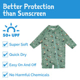 Jan N Jul Kids One Piece UV Sun Suit - Otter - Princess and the Pea Boutique