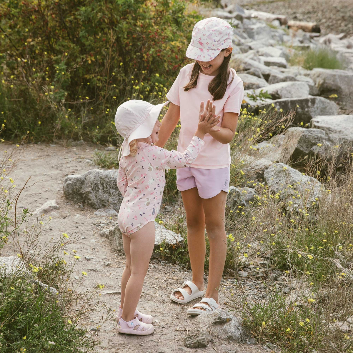 Jan N Jul Kids One Piece UV Swimsuit - Bunny Flowers - Princess and the Pea Boutique