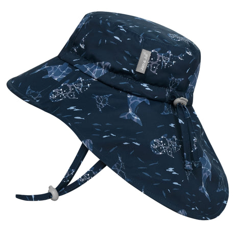 Jan N Jul Kids Water Repellent Xplorer Hats - Navy Whale Play - Princess and the Pea Boutique