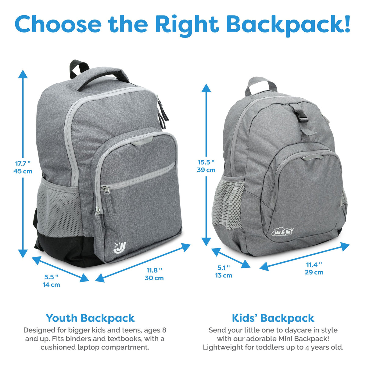 Jan N Jul Youth Backpacks - Lilac - Princess and the Pea Boutique