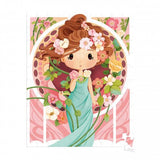 Janod 100 Piece Children’s Jigsaw Puzzle Inspired by Mucha - Princess and the Pea Boutique