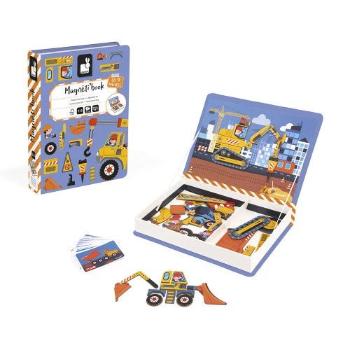 Janod Magnetibook - Construction - Princess and the Pea Boutique