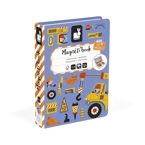 Janod Magnetibook - Construction - Princess and the Pea Boutique
