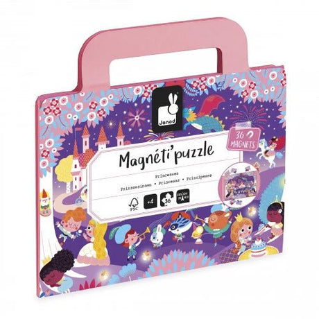 Janod Magnetipuzzle - Princesses 36pcs - Princess and the Pea Boutique