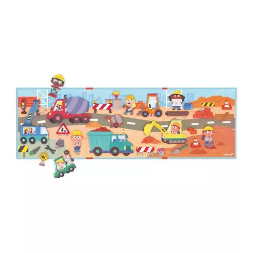 Janod Magnetistories - The Building Site 30pcs - Princess and the Pea Boutique