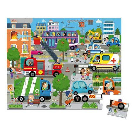 Janod Puzzle City - 36 PCS - Princess and the Pea Boutique