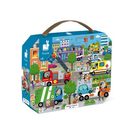Janod Puzzle City - 36 PCS - Princess and the Pea Boutique