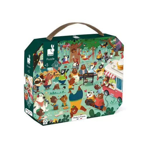 Janod Puzzle Family Bears - 54 PCS - Princess and the Pea Boutique
