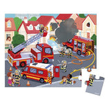 Janod Puzzle Firemen 24pcs - Princess and the Pea Boutique