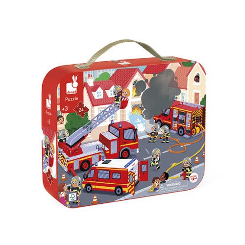 Janod Puzzle Firemen 24pcs - Princess and the Pea Boutique