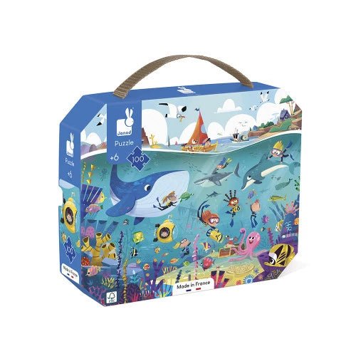 Janod Puzzle PZ100: The Seabed - Princess and the Pea Boutique