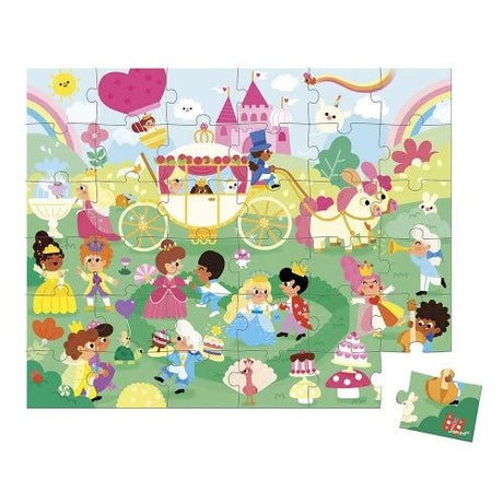 Janod Puzzle PZ36: Princess - Princess and the Pea Boutique