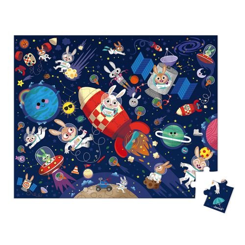 Janod Puzzles - Rocket 54 pcs - Princess and the Pea Boutique