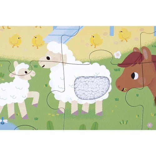 Janod The Farm Tactile Puzzle - 20pc - Princess and the Pea Boutique