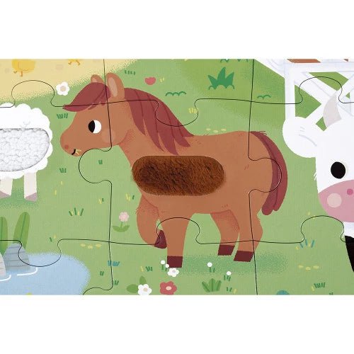 Janod The Farm Tactile Puzzle - 20pc - Princess and the Pea Boutique