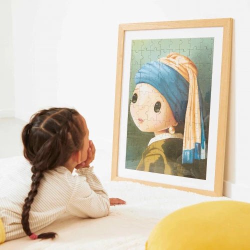 Janod Vermeer - inspired puzzle 100 pieces - Princess and the Pea Boutique