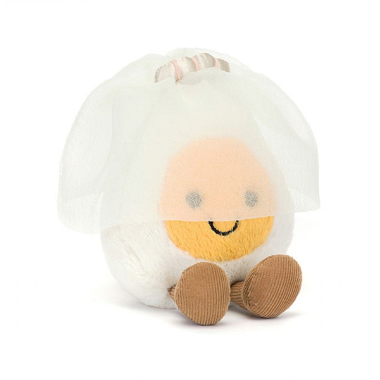 Jellycat Amuseables Boiled Egg Bride - Princess and the Pea Boutique