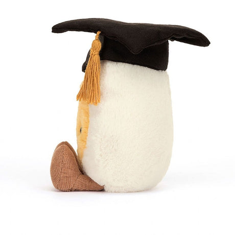 Jellycat Amuseables Boiled Egg Graduation - Princess and the Pea Boutique