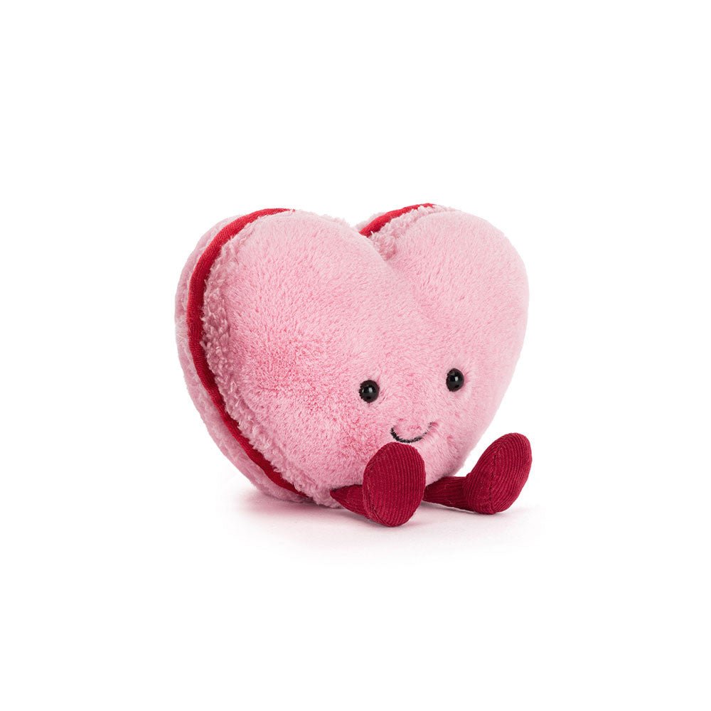 Jellycat Amuseables Colette Heart Macaron (Pink) - Princess and the Pea Boutique