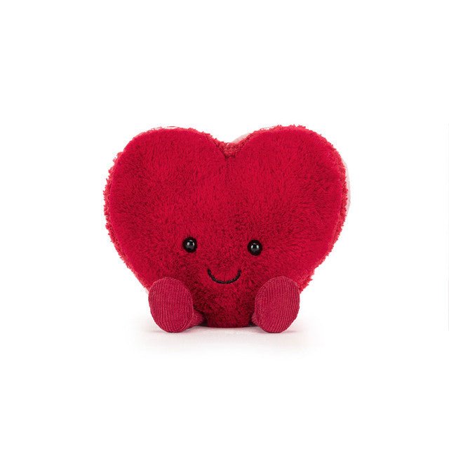 Jellycat Amuseables Colette Heart Macaron (Red) - Princess and the Pea Boutique