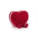 Jellycat Amuseables Colette Heart Macaron (Red) - Princess and the Pea Boutique