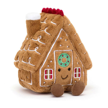 Jellycat Amuseables Gingerbread House 2024 - Princess and the Pea Boutique