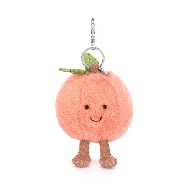 Jellycat Amuseables Peach Bag Charm - Princess and the Pea Boutique