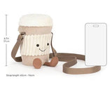 Jellycat Amuseables Perkle Coffee Shoulder Bag - Princess and the Pea Boutique