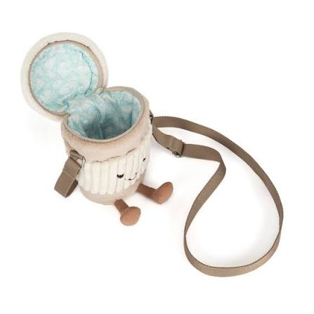 Jellycat Amuseables Perkle Coffee Shoulder Bag - Princess and the Pea Boutique