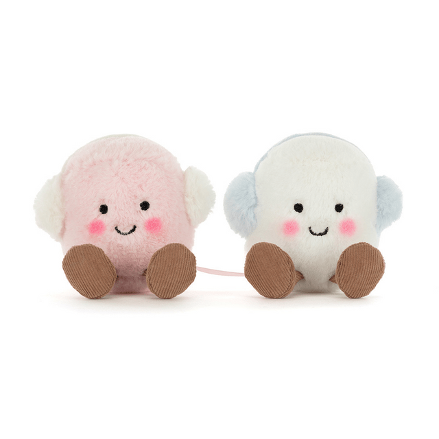 Jellycat Amuseables Toastie Pink and White Marshmallows - Princess and the Pea Boutique