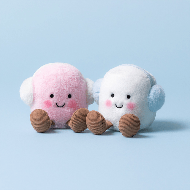 Jellycat Amuseables Toastie Pink and White Marshmallows - Princess and the Pea Boutique