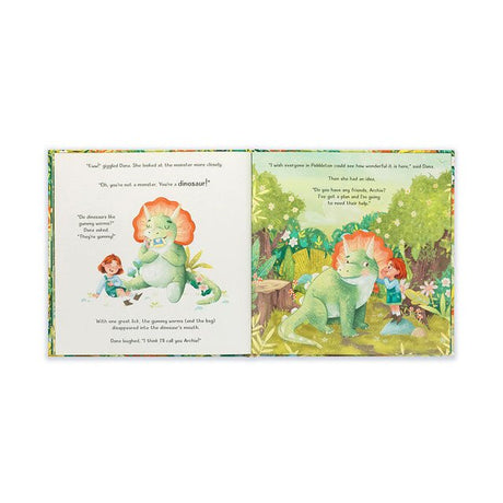 Jellycat Archie, My Dinosaur Friend Book - Princess and the Pea Boutique