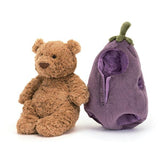 Jellycat Bartholomew Bear Eggplant - Princess and the Pea Boutique