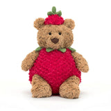 Jellycat Bartholomew Bear Strawberry - Princess and the Pea Boutique