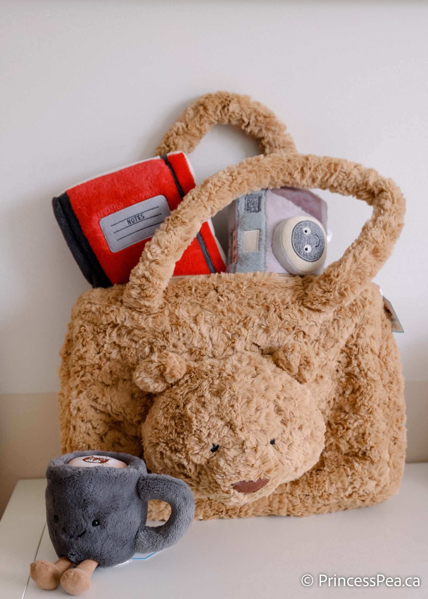 Jellycat Bartholomew Bear Tote Bag – Princess and the Pea Boutique