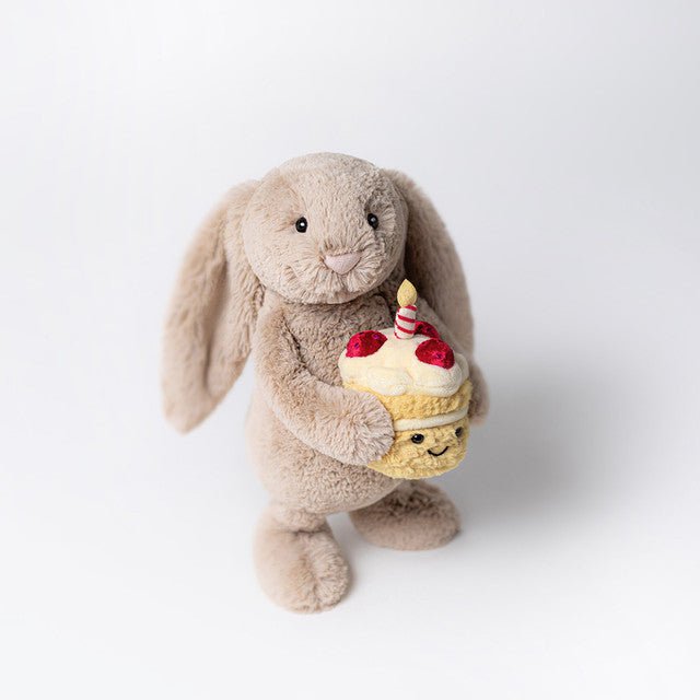 ぬいぐるみ  Bashful Beige Bunny 'Birthday' Jellycat Bashful Beige Bunny 'Birthday' – Princess and the Pea
