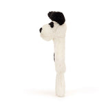 Jellycat Bashful Black and Cream Puppy Ring Rattle - Princess and the Pea