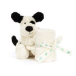 Jellycat Bashful Black and Cream Puppy Soother - Princess and the Pea Boutique
